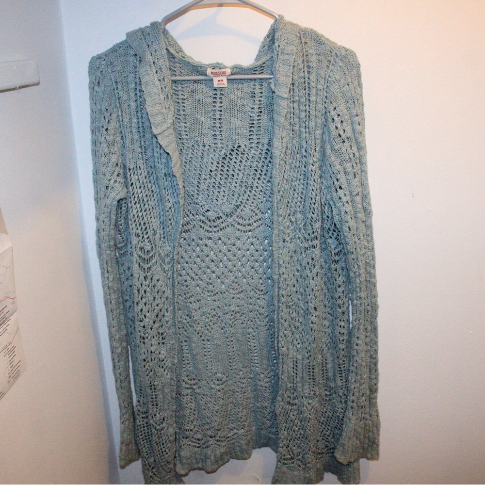 Medium blue cardigan/ M